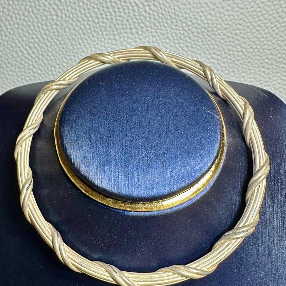 925 Sterling Silver Peter Thomas Roth 3.86 mm Bangle Bracelet 8.25” Lot#62